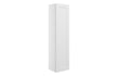 London 350mm Wall Hung 1 Door Tall Unit - Matt White with Black Handle