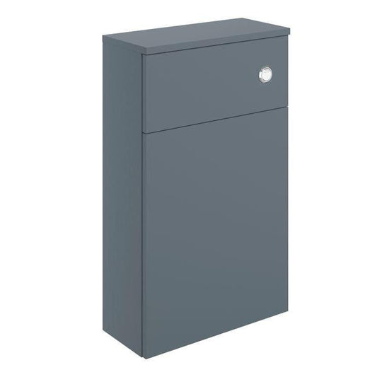 Paris 503mm Floor Standing WC Unit - Matt Storm Blue