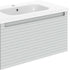 zante 815mm wall hung basin unit mineral grey, Alessio, Wall Hung Vanity Unit, 6