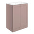 london 615mm floor standing 2 door basin unit basin matt peony gold handles, Alessio, Sink Vanity Unit, Basin Unit, 4