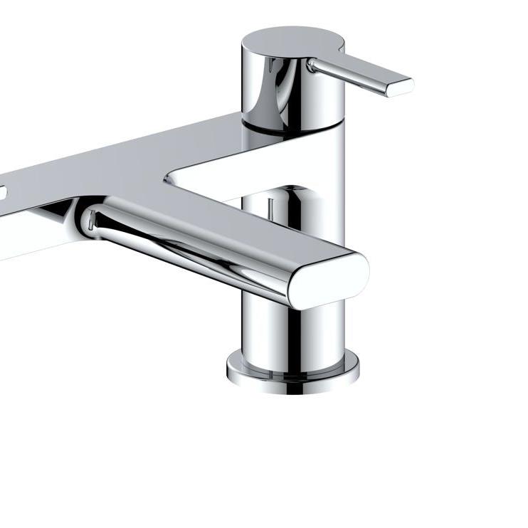 Valente Bath Filler Mixer Tap - Chrome