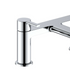 valente bath filler mixer tap chrome, Alessio, Chrome Bath Taps, Taps, 3