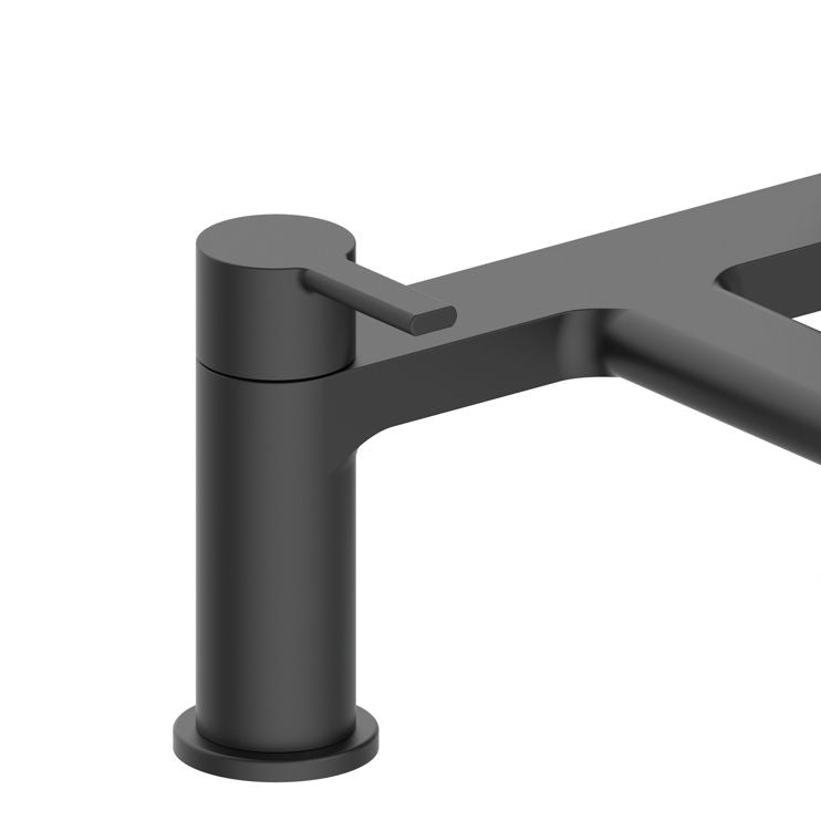 Valente Bath Filler Mixer Tap - Matt Black