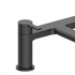 valente bath filler mixer tap matt black, Alessio, Black Bath Taps, Taps, 3