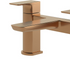 antonio brushed bronze bath filler mixer tap, Alessio, Brushed Bronze Bath Taps, Taps, 2