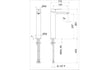 vema timea matt black tall basin mixer tap, Vema, Black Basin Taps, Tall Basin Taps, Taps, 4