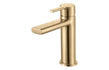Elisa Sleek Bathroom Suite Brushed Brass Finishes