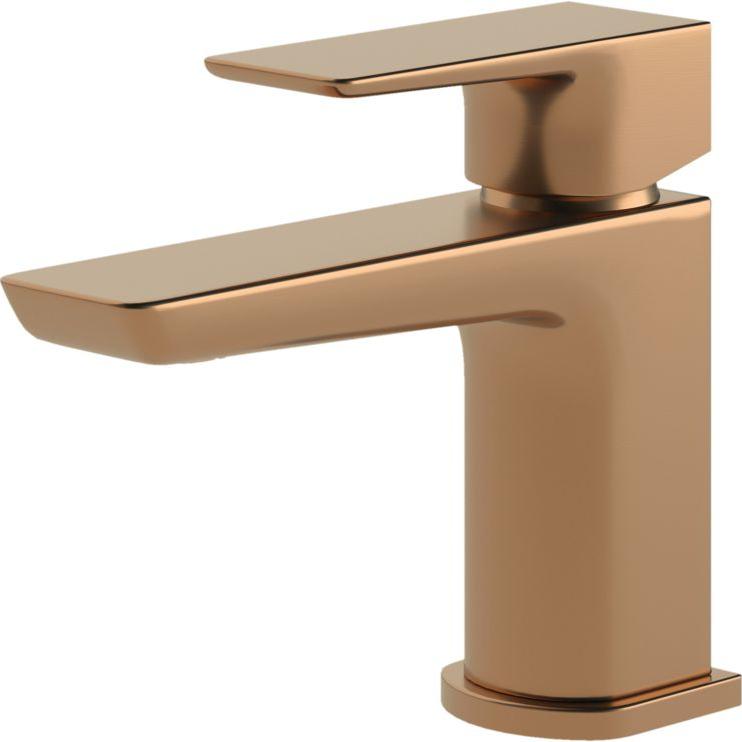 Antonio Brushed Bronze Cloakroom Basin Mixer Tap & Waste