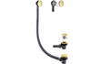 Elisa Sleek Bathroom Suite Brushed Brass Finishes