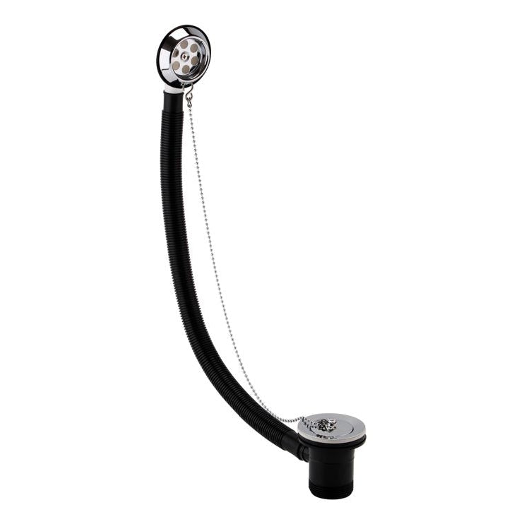 Bath Waste with Tidy Chain Plug - Chrome
