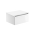 dante 600mm 1 drawer wall hung basin unit with top white gloss, Alessio, Wall Hung Vanity Unit, 3