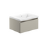 dante 615mm 1 drawer wall hung basin unit inc basin latte, Alessio, Wall Hung Vanity Unit, 2