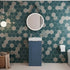 Deco Satin Blue 400mm  Floor Standing Cabinet & Basin