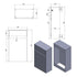 Aida 500mm WC Unit - White Gloss