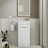 scudo esme cloakroom unit gloss white with basin handle, SCUDO, Sink Vanity Unit, Basin Unit, 1