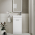 scudo esme cloakroom unit gloss white with basin handle, SCUDO, Sink Vanity Unit, Basin Unit, 5