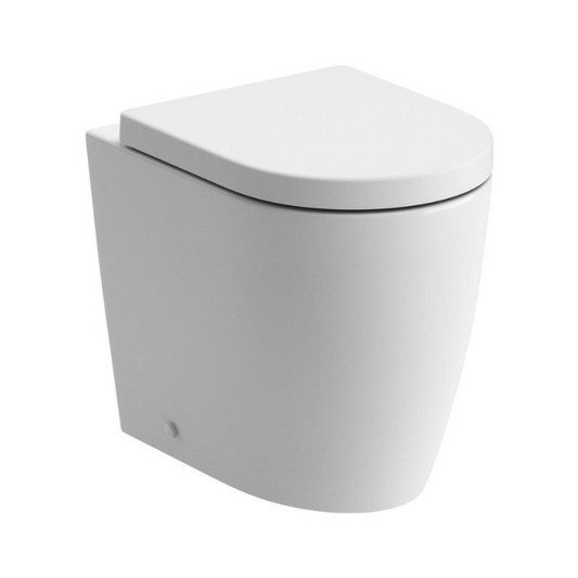 Esta Rimless Back To Wall Comfort Height WC & Soft Close Seat