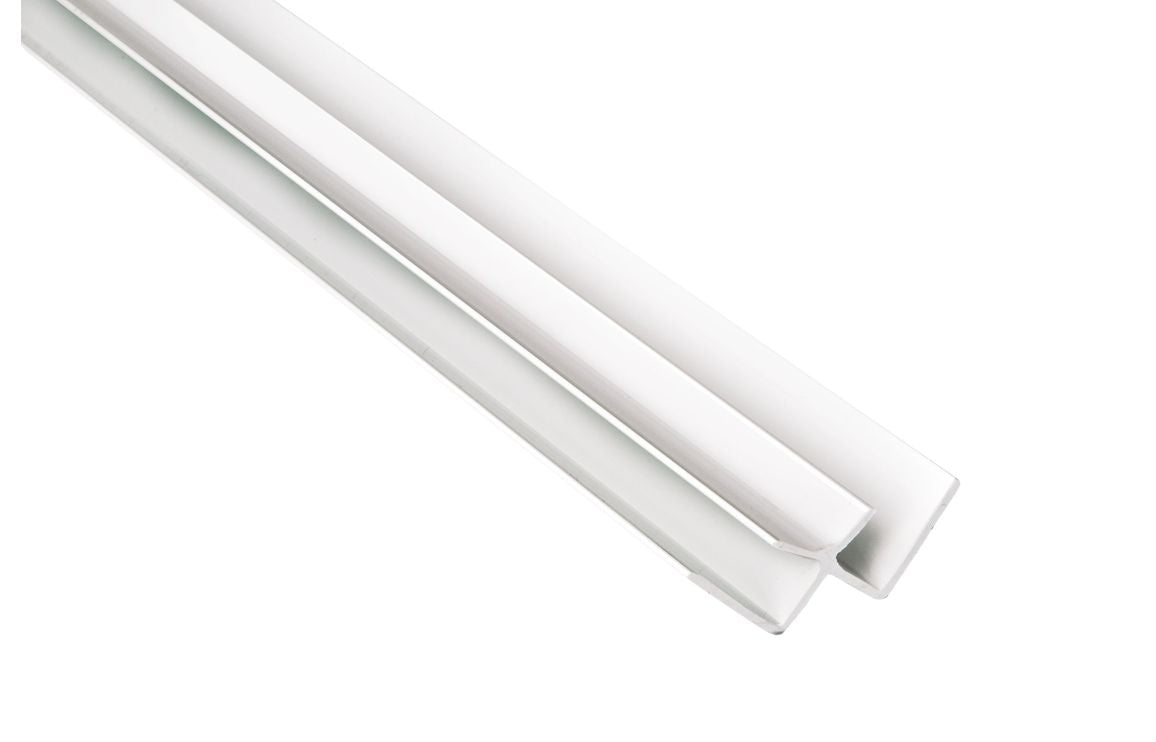 Fibo White PVC Internal Profile 2.4m