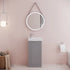Deco Satin Grey 400mm Floor Standing Cabinet & Basin