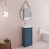 Deco Satin Blue 400mm  Floor Standing Cabinet & Basin