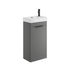 scudo esme cloakroom unit dust grey, SCUDO, Sink Vanity Unit, Basin Unit, 1