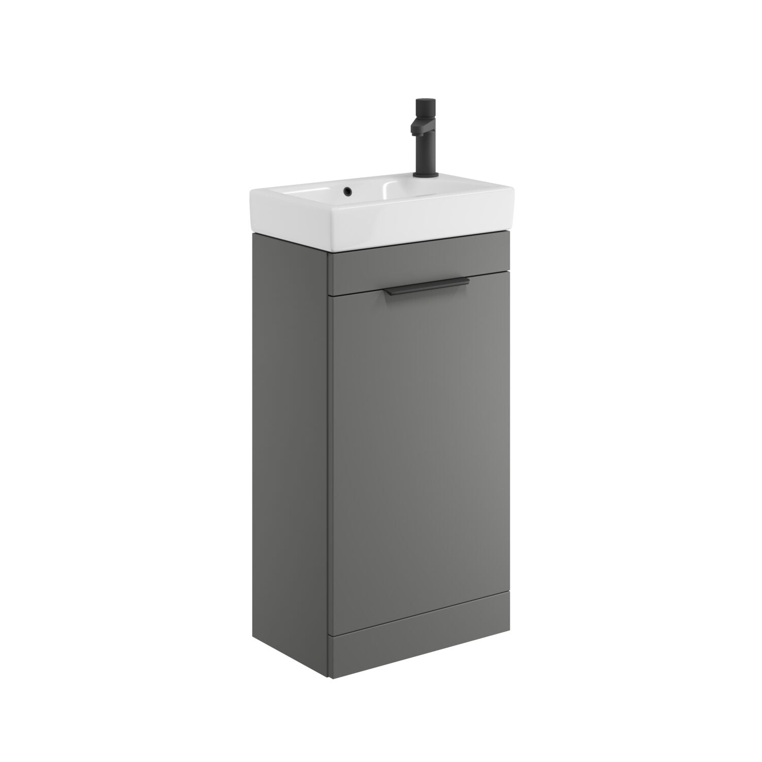 Esme Cloakroom Unit Dust Grey With Basin & Handle