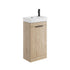 scudo esme cloakroom unit davos oak, SCUDO, Sink Vanity Unit, Basin Unit, 1