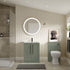 london 615mm floor standing basin unit basin matt reed green with black handles, Alessio, Sink Vanity Unit, Basin Unit, 1
