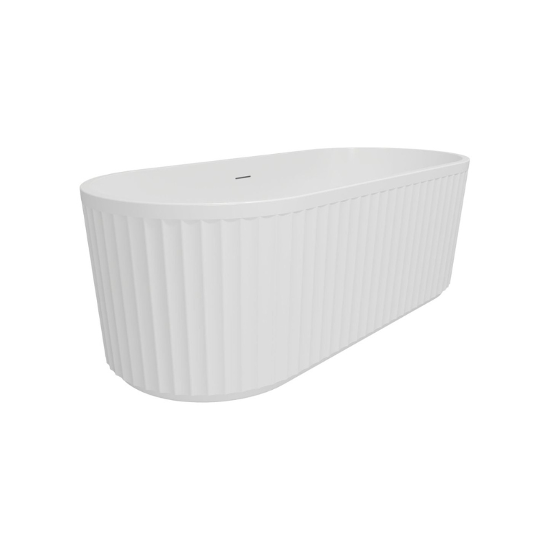 Jadore Fluted Freestanding Bath 1700x750x570mm