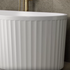 jadore fluted freestanding bath 1700x750x570mm, Baths, Free Standing Baths, Alessio, 6