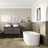 jadore fluted freestanding bath 1700x750x570mm, Baths, Free Standing Baths, Alessio, 4