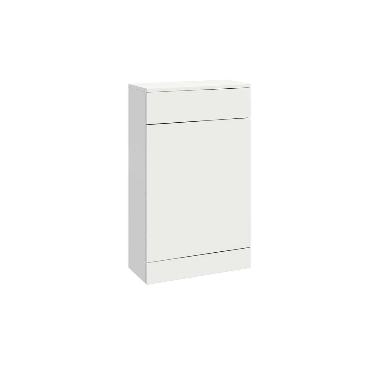 Lili 1100 Combination Toilet Basin Unit - Gloss White RH - Chrome Handles