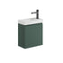 linea cloakroom basin unit green, Scudo, Wall Hung Vanity Unit, 1