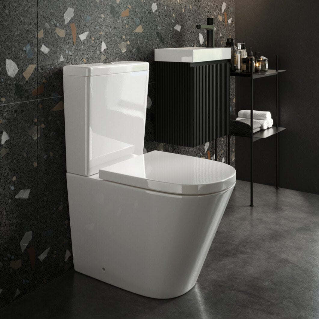 Linea Rimless Back to Wall Toilet & Seat