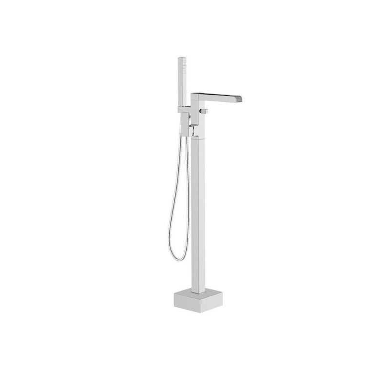 Leola Chrome Freestanding Bath Tap & Shower Mixer