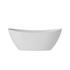 leola freestanding bath 1700x780x690mm white, Baths, Free Standing Baths, Alessio, 4