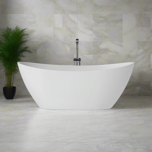 leola freestanding bath 1700x780x690mm white, Baths, Free Standing Baths, Alessio, 1
