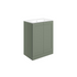 london 615mm floor standing basin unit basin matt reed green with black handles, Alessio, Sink Vanity Unit, Basin Unit, 3