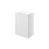 london 615mm floor standing basin unit basin matt white with black handles, Alessio, Sink Vanity Unit, Basin Unit, 3