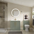 london 815mm floor standing basin unit basin matt reed green with gold handles, Alessio, Sink Vanity Unit, Basin Unit, 2