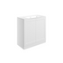 london 815mm floor standing basin unit basin matt white with black handles, Alessio, Sink Vanity Unit, Basin Unit, 4