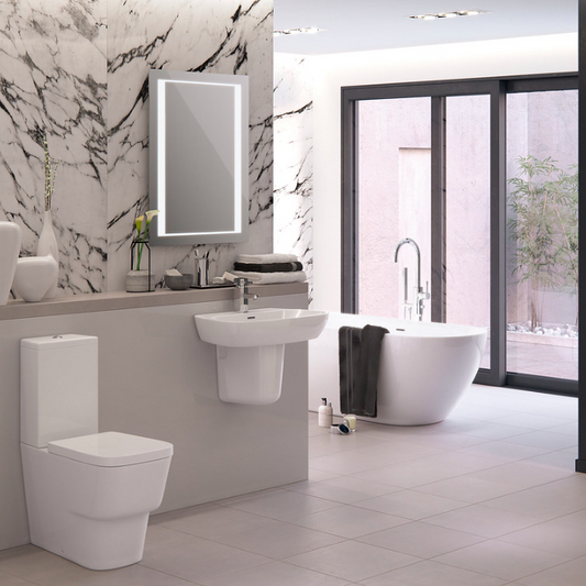 Lorenzo Freestanding Bath Suite, Basin & Toilet Set