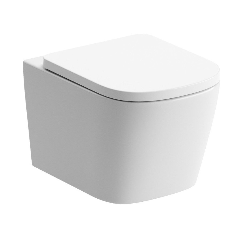 Luca Rimless Wall Hung WC & Soft Close Toilet Seat