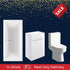 Lucio Bath Suite 1700mm with White Gloss 600mm Basin Unit And Toilet