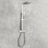 helier square cool touch rigid riser shower, Scudo, Mixer Showers, Showers, 1
