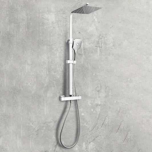 helier square cool touch rigid riser shower, Scudo, Mixer Showers, Showers, 1