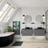 bellance freestanding bath 1655x745x580mm black, Baths, Free Standing Baths, Alessio, 2