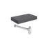 marbella 800mm wall hung grey marble basin unit set bottle trap, Alessio, Wall Hung Vanity Unit, 5