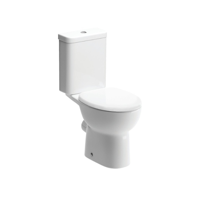 Marco Close Coupled Open Back WC & Soft Close Toilet Seat