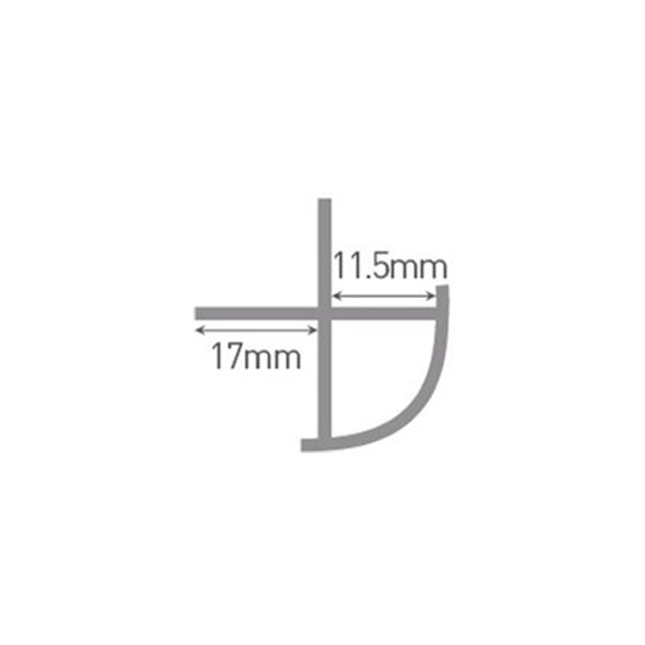 Multipanel External Bullnose Corner Trims - Multiple Colours Available